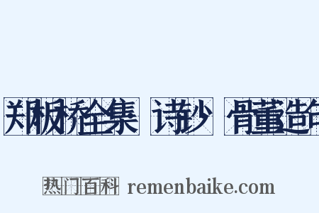 郑板桥全集·诗钞·骨董造句是什么意思的图片